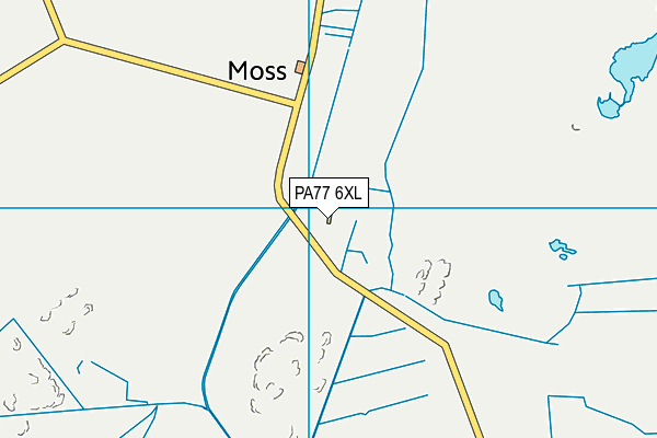 PA77 6XL map - OS VectorMap District (Ordnance Survey)