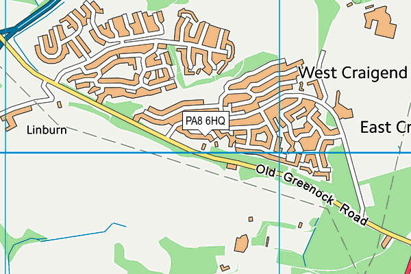 PA8 6HQ map - OS VectorMap District (Ordnance Survey)