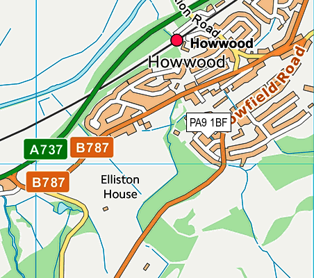 Map of HOWWOOD HANDYMAN LTD at district scale