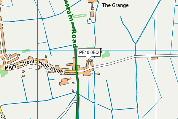 PE10 0EQ map - OS VectorMap District (Ordnance Survey)