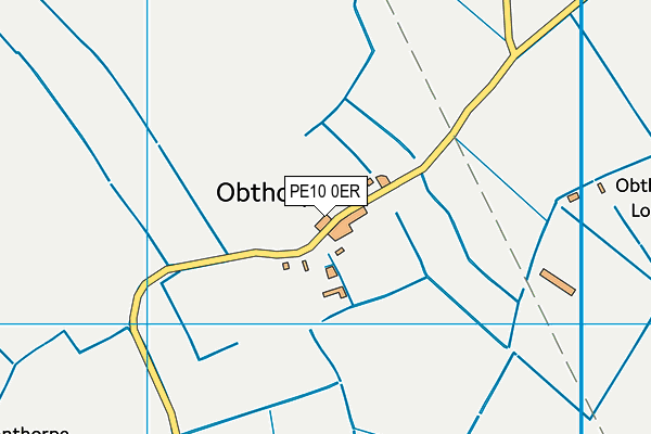 PE10 0ER map - OS VectorMap District (Ordnance Survey)