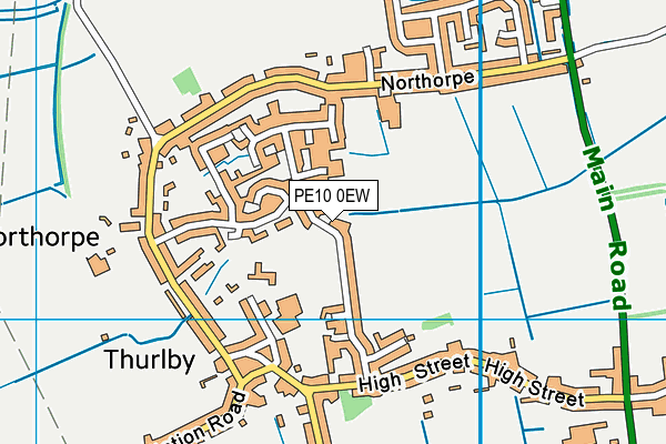 Map of THACKRAY BROWN LIMITED at district scale
