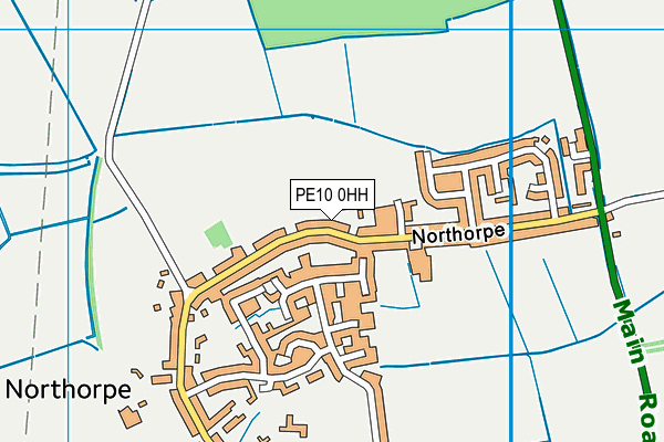 PE10 0HH map - OS VectorMap District (Ordnance Survey)