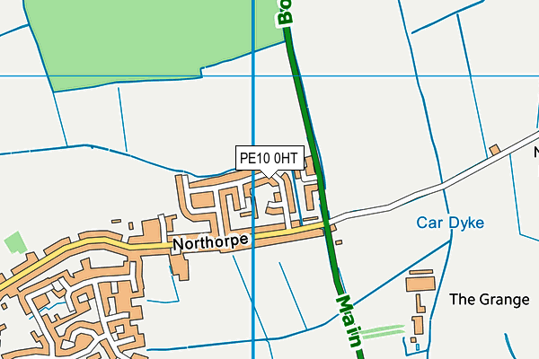 PE10 0HT map - OS VectorMap District (Ordnance Survey)