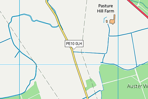 PE10 0LH map - OS VectorMap District (Ordnance Survey)