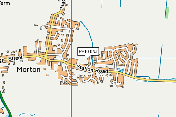PE10 0NJ map - OS VectorMap District (Ordnance Survey)