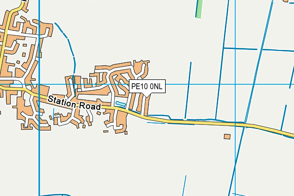 PE10 0NL map - OS VectorMap District (Ordnance Survey)