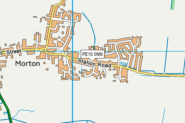 The Morton Church of England (Controlled) Primary School map (PE10 0NN) - OS VectorMap District (Ordnance Survey)