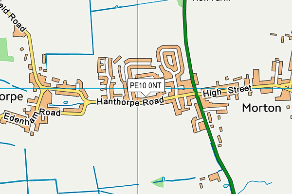 PE10 0NT map - OS VectorMap District (Ordnance Survey)