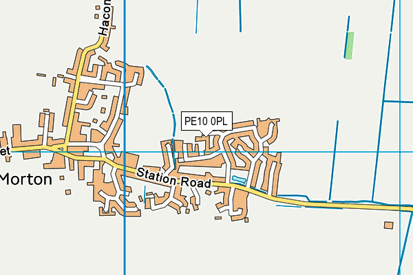 PE10 0PL map - OS VectorMap District (Ordnance Survey)