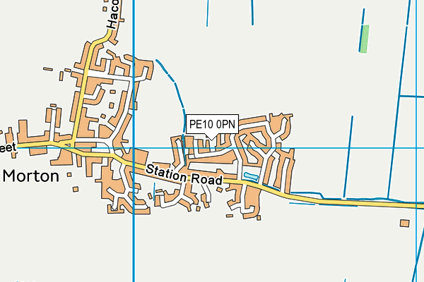 PE10 0PN map - OS VectorMap District (Ordnance Survey)