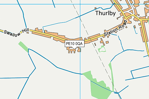 Map of THURLBY CONSULTING LTD at district scale