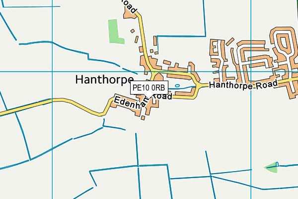 PE10 0RB map - OS VectorMap District (Ordnance Survey)
