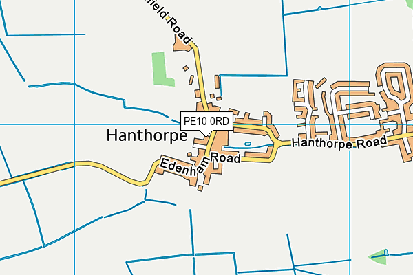 PE10 0RD map - OS VectorMap District (Ordnance Survey)