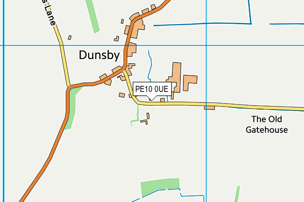 PE10 0UE map - OS VectorMap District (Ordnance Survey)