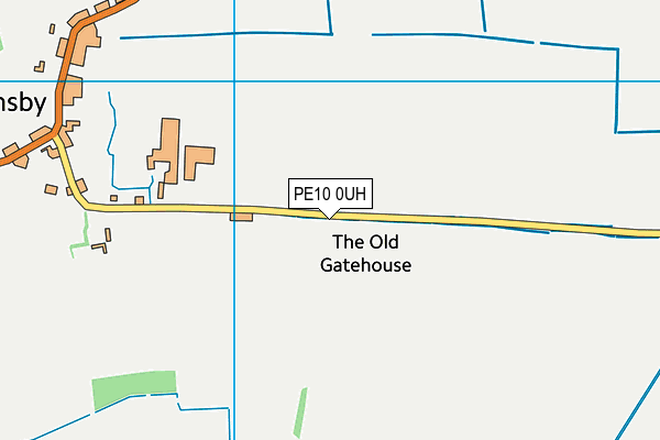 PE10 0UH map - OS VectorMap District (Ordnance Survey)