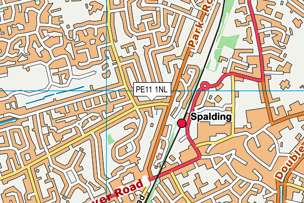 PE11 1NL map - OS VectorMap District (Ordnance Survey)