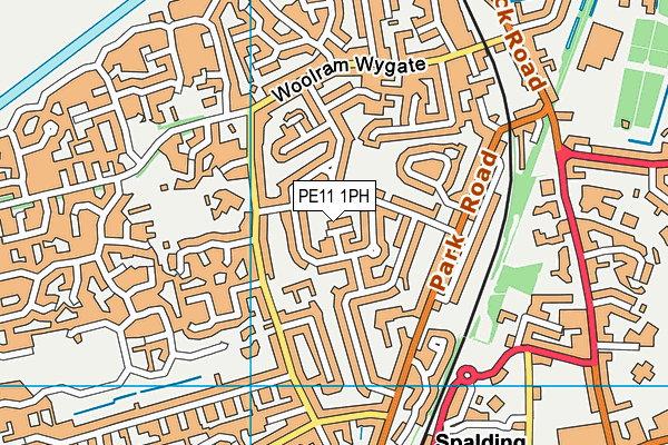 PE11 1PH map - OS VectorMap District (Ordnance Survey)
