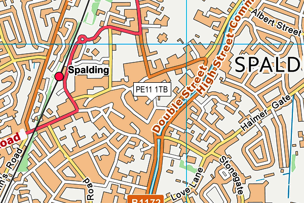 Map of BLAST OFF!! SERVICES (SPALDING) LTD at district scale