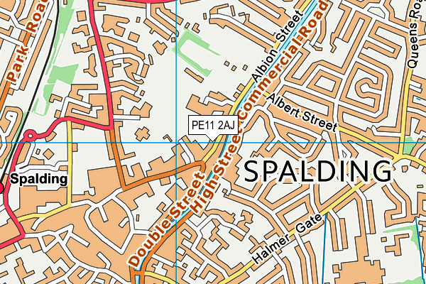 Castle Sports Centre And Swimming Pool map (PE11 2AJ) - OS VectorMap District (Ordnance Survey)