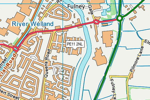 PE11 2NL map - OS VectorMap District (Ordnance Survey)