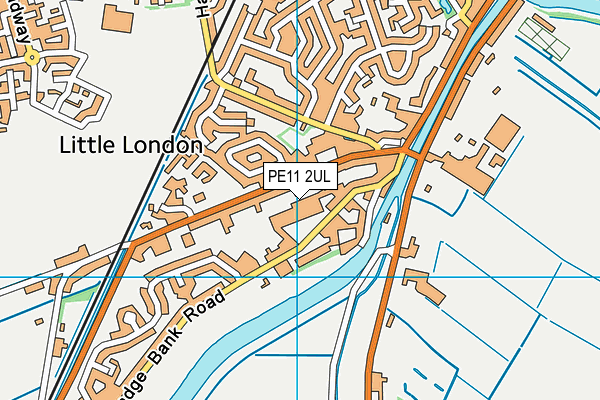 PE11 2UL map - OS VectorMap District (Ordnance Survey)