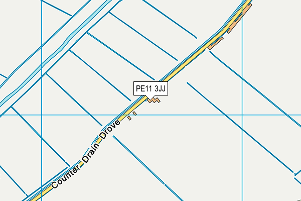 PE11 3JJ map - OS VectorMap District (Ordnance Survey)