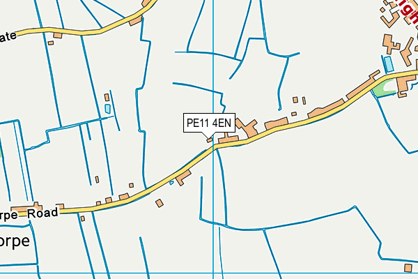 PE11 4EN map - OS VectorMap District (Ordnance Survey)