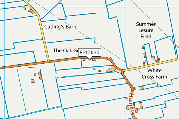 PE12 0HR map - OS VectorMap District (Ordnance Survey)