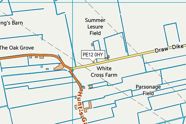 PE12 0HY map - OS VectorMap District (Ordnance Survey)