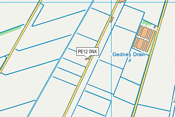 PE12 0NX map - OS VectorMap District (Ordnance Survey)
