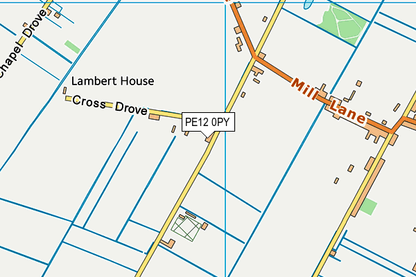 PE12 0PY map - OS VectorMap District (Ordnance Survey)