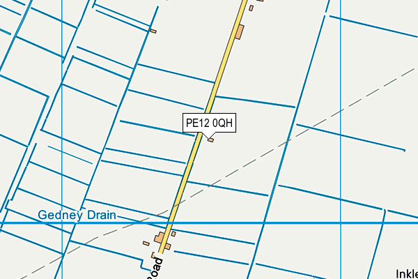 PE12 0QH map - OS VectorMap District (Ordnance Survey)