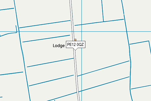 PE12 0QZ map - OS VectorMap District (Ordnance Survey)