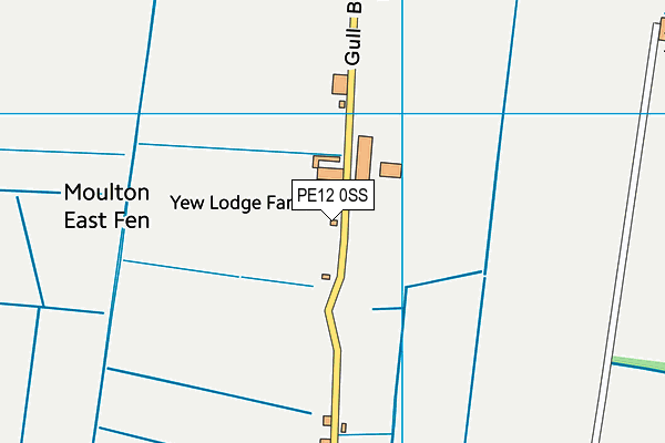 PE12 0SS map - OS VectorMap District (Ordnance Survey)