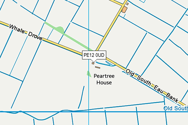 PE12 0UD map - OS VectorMap District (Ordnance Survey)