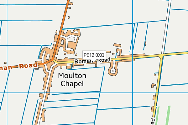 Map of MOULTON CHAPEL BUTCHERS LTD at district scale