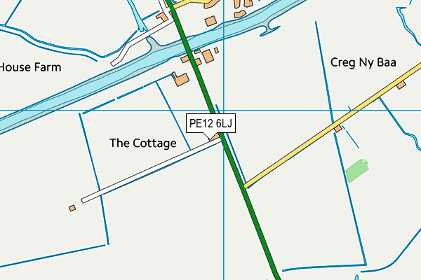 PE12 6LJ map - OS VectorMap District (Ordnance Survey)