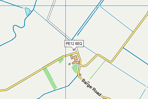 PE12 8EQ map - OS VectorMap District (Ordnance Survey)