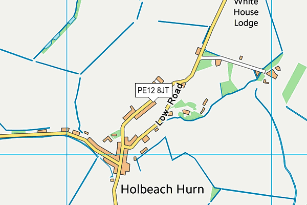 PE12 8JT map - OS VectorMap District (Ordnance Survey)