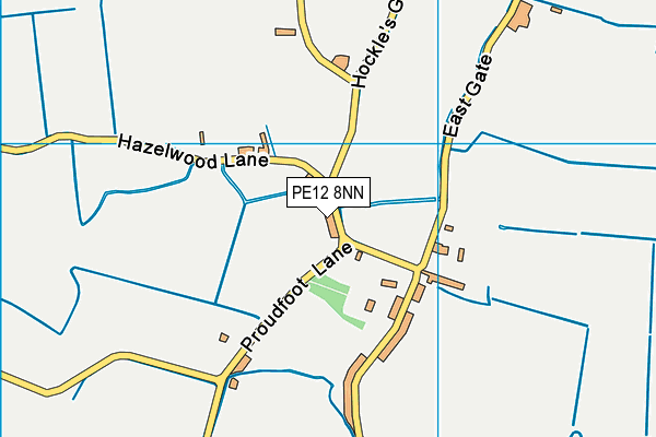 Fleet Wood Lane School map (PE12 8NN) - OS VectorMap District (Ordnance Survey)