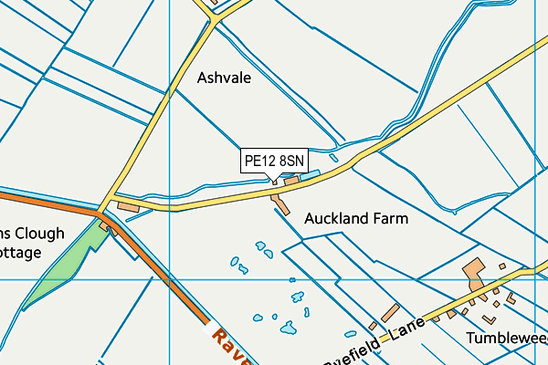 PE12 8SN map - OS VectorMap District (Ordnance Survey)