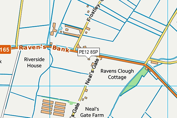 PE12 8SP map - OS VectorMap District (Ordnance Survey)