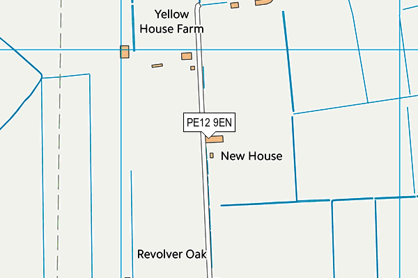 PE12 9EN map - OS VectorMap District (Ordnance Survey)