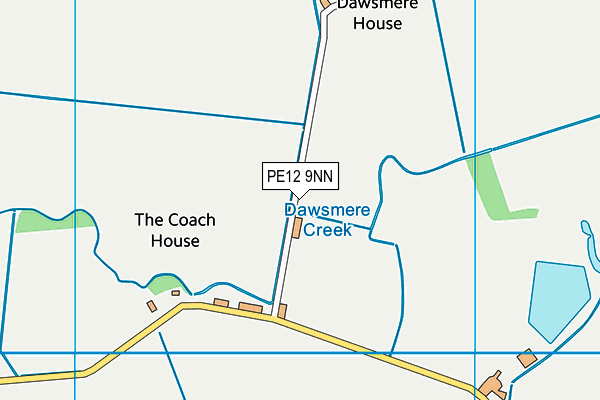 PE12 9NN map - OS VectorMap District (Ordnance Survey)