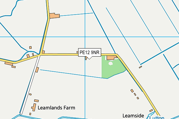 PE12 9NR map - OS VectorMap District (Ordnance Survey)