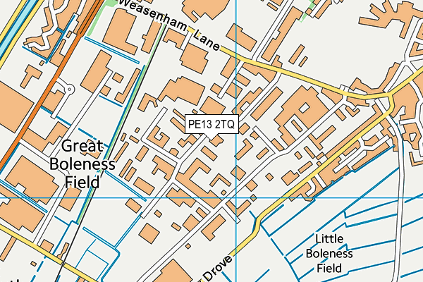 Ironworks Gym (Closed) map (PE13 2TQ) - OS VectorMap District (Ordnance Survey)