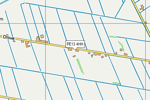 PE13 4HH map - OS VectorMap District (Ordnance Survey)