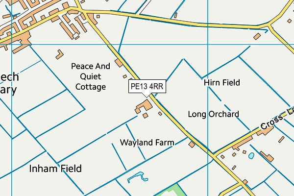 PE13 4RR map - OS VectorMap District (Ordnance Survey)