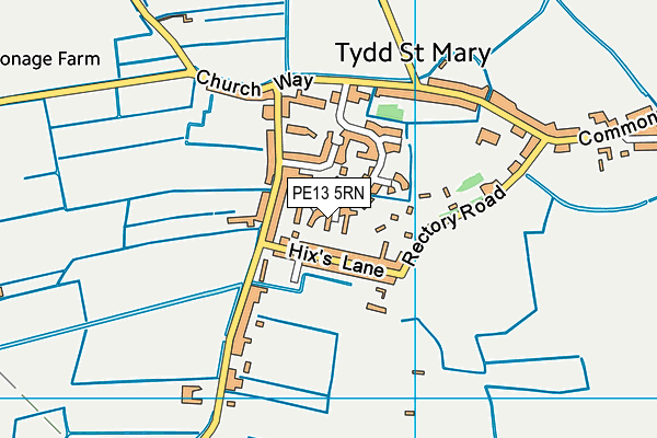 PE13 5RN map - OS VectorMap District (Ordnance Survey)